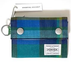 PORTER×ESSENTIAL DESIGNS*マドラスチェックウォレット 3
