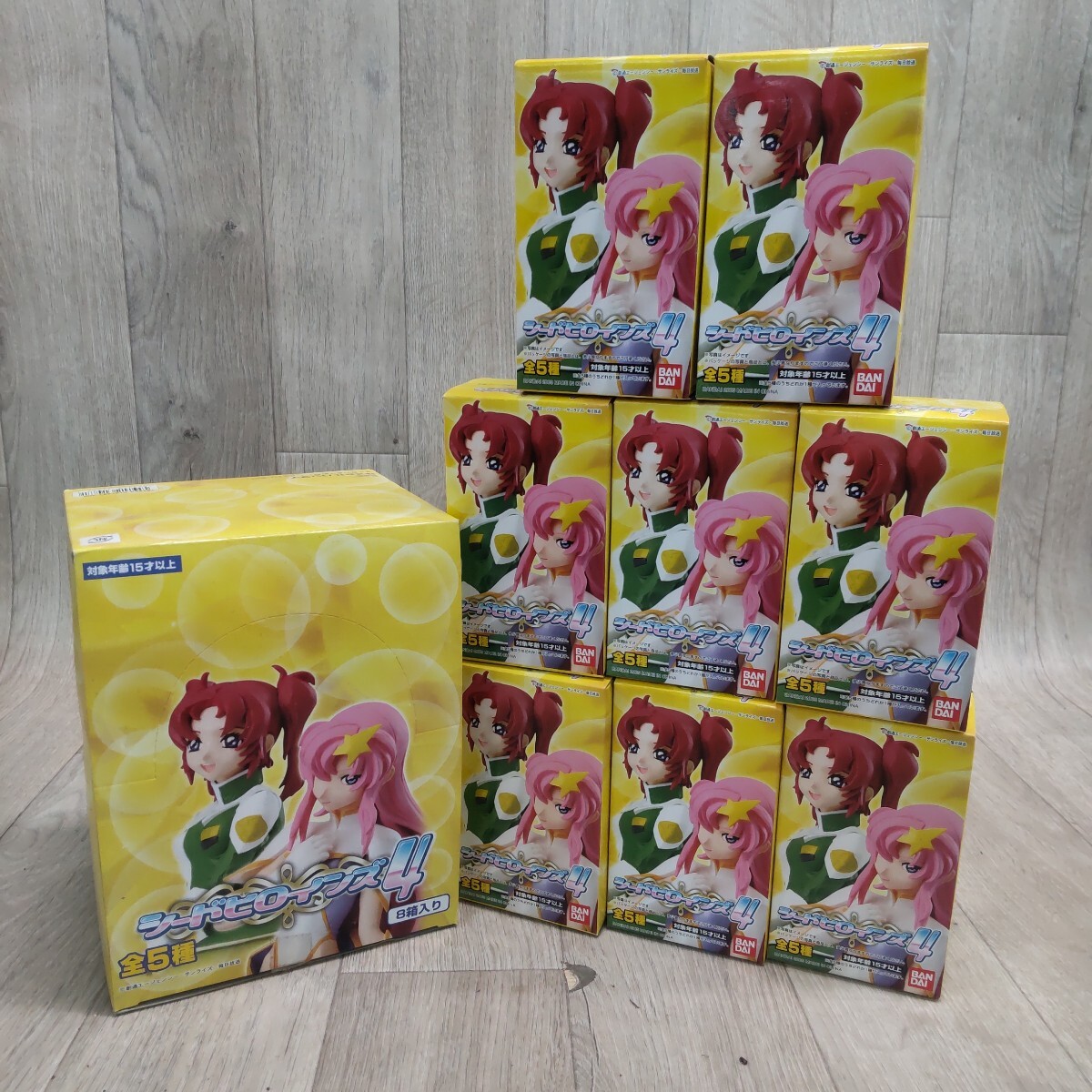 LSD-20250912-604 【未使用】 BANDAI バンダイ ガンダムSEEDDESTINY シードヒロインズ4 8個セット フィギュア 全5種 ガンダム