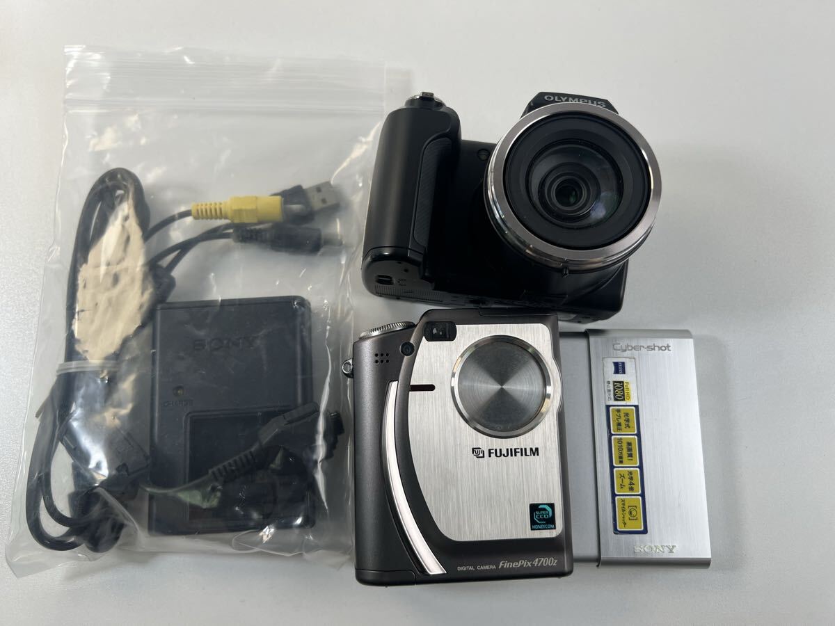 【10/95EL】 FUJIFILM FinePix4700z SONY cyber-shot OLYMPUS 610UZ デジタルカメラ ジャンク