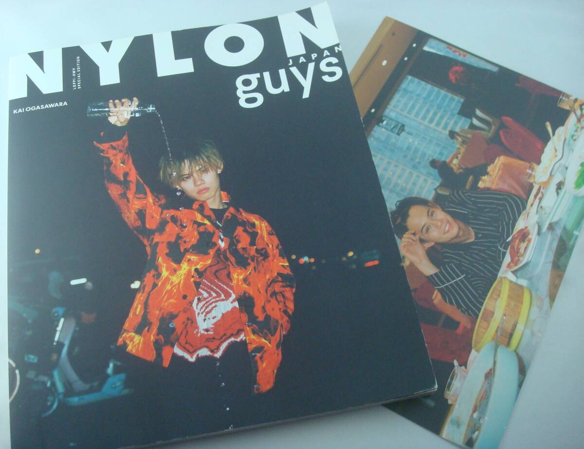 送料無料★NYLON Guys JAPAN KAI STYLE BOOK Loppi・HMV Special Edition 超特急 カイ 小笠原海 限定特典●大判フォトカード付き二手;物流保障;有些许损伤或污渍