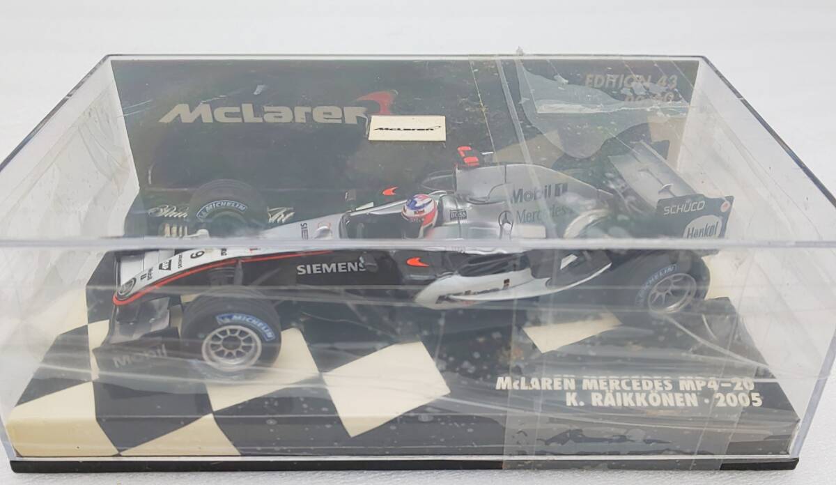 MINICHAMPS ミニチャンプス 1/43 ミニカー McLAREN MERCEDES MP4-20 K.RAIKKONEN 2005