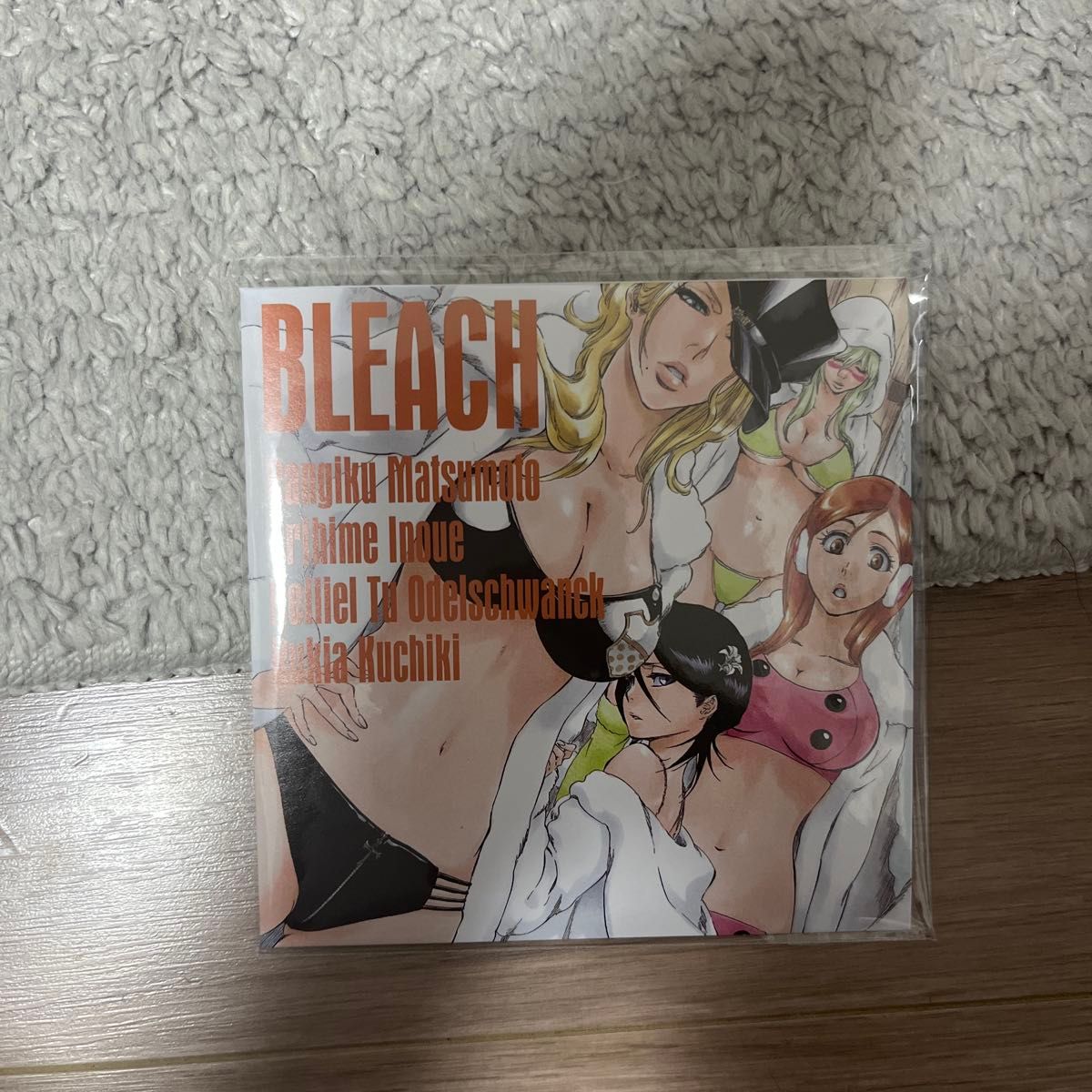 BLEACH　原画展　グッズ　コースター　レコード　松本乱菊　朽木ルキア　水着 二手;物流保障;没有明显的损伤或污渍