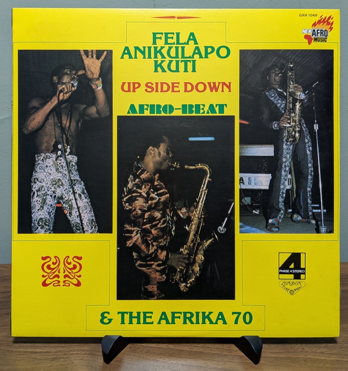 FELA ANIKULAPO KUTI & THE AFRIKA 70 フェラ・アニクラポ・クティ / UP SIDE DOWN アフロビートの王者 / AFRO-BEAT / 78年 LONDON GXH1049
