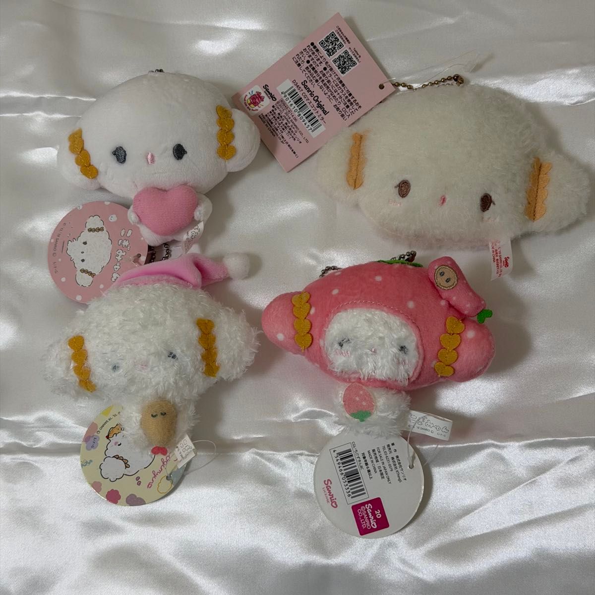 サンリオ こぎみゅん マスコット ぬいぐるみ 4個セット二手;物流保障;未使用