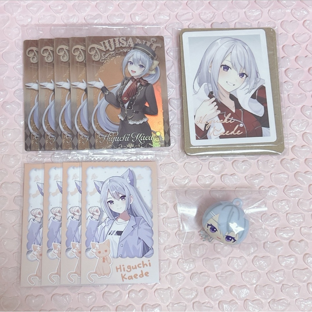 樋口楓 にじさんじ ウエハース カード わんにゃん チェキ つむまる バスボム