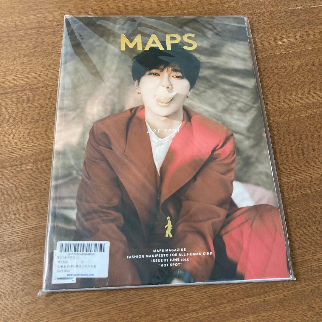 韓国雑誌　MAPS MAGAZINE2015 6月発行有些许损伤或污渍
