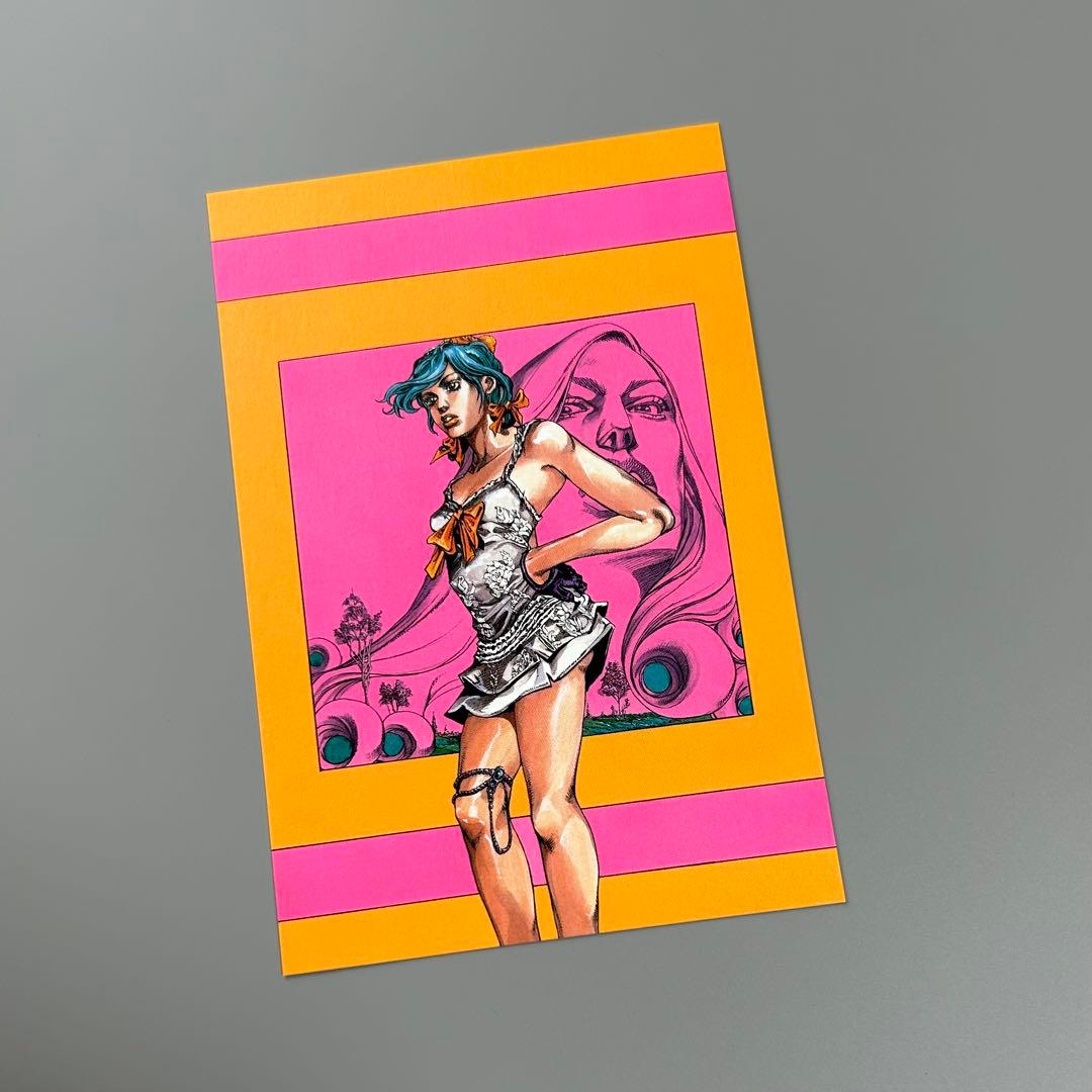 ジョジョ展 2012 ポストカード 7部 ルーシー有些许损伤或污渍