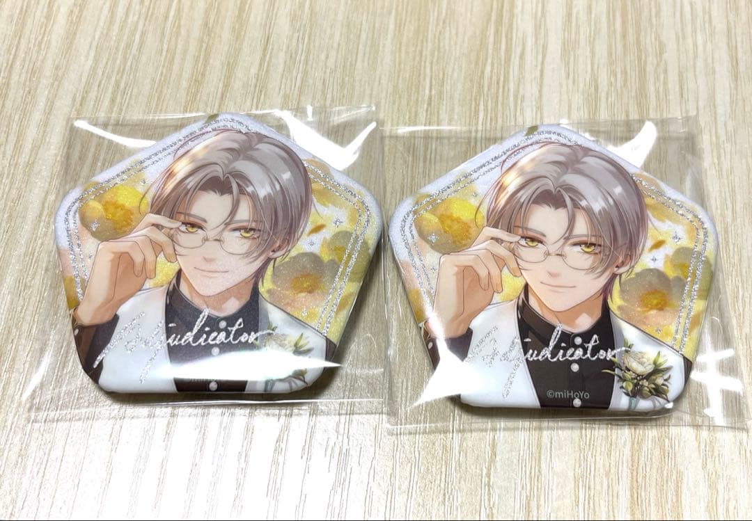 未定事件簿 森月黎 缶バッジ 2点有些许损伤或污渍