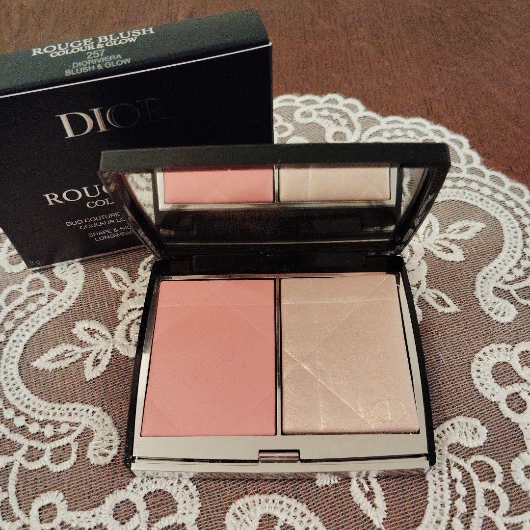 Dior Rouge Blush Duo チーク限定品257Christian Dior;没有明显的损伤或污渍