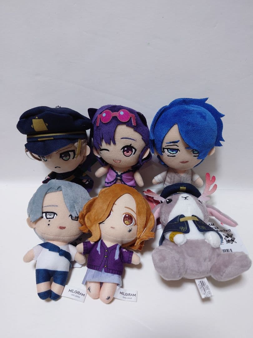 MILGRAM ミルグラム デフォルメぬいぐるみ 6種セット未使用