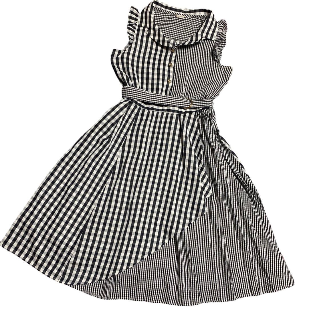 axes femme ギンガムチェックプリーツワンピース　サイズM ワンピース