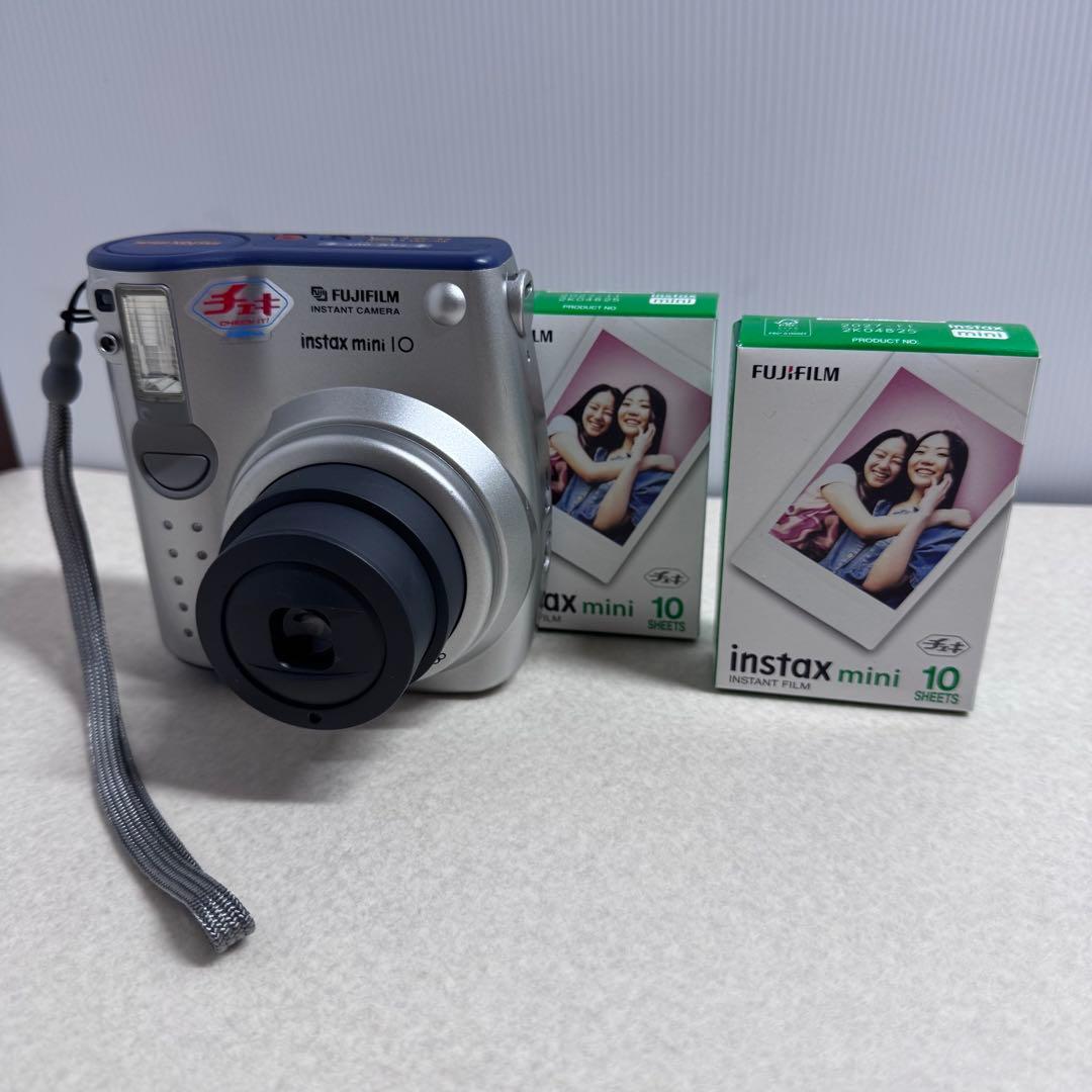 instax mini10 & 新品フィルム20枚付き富士フイルム;没有明显的损伤或污渍