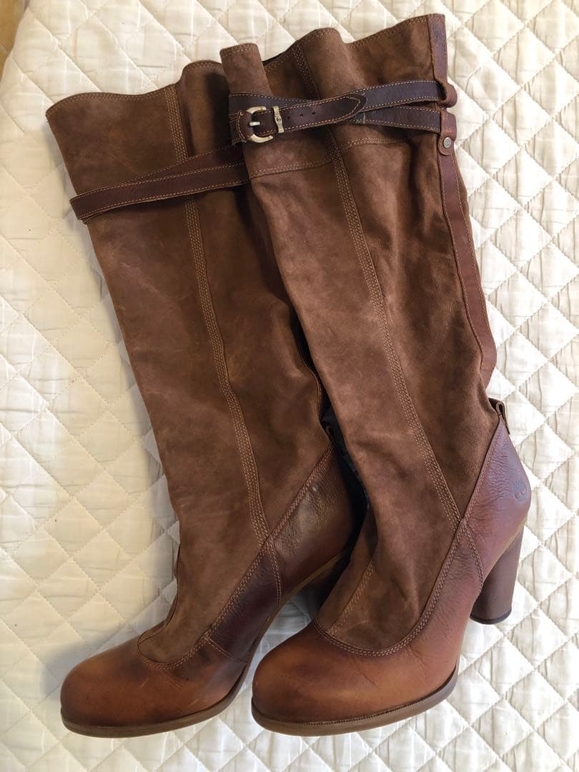 Timberland ロングブーツ 25cm スエードTimberland;没有明显的损伤或污渍