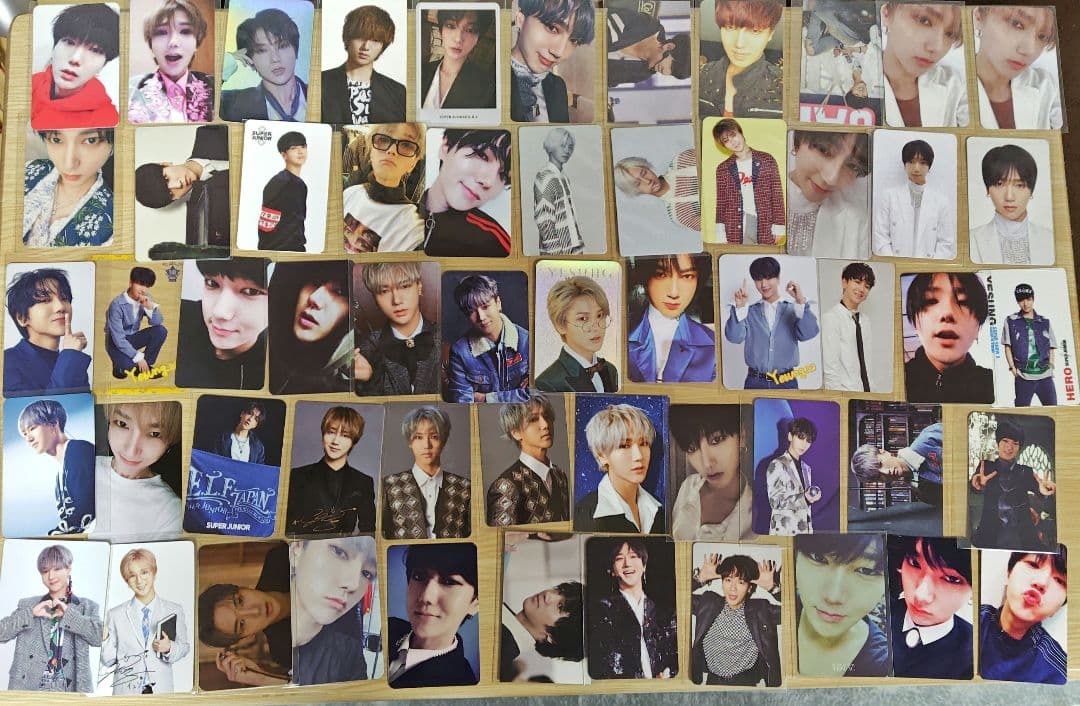 SUPER JUNIOR イェソン YESUNG トレカ　まとめ売り没有明显的损伤或污渍