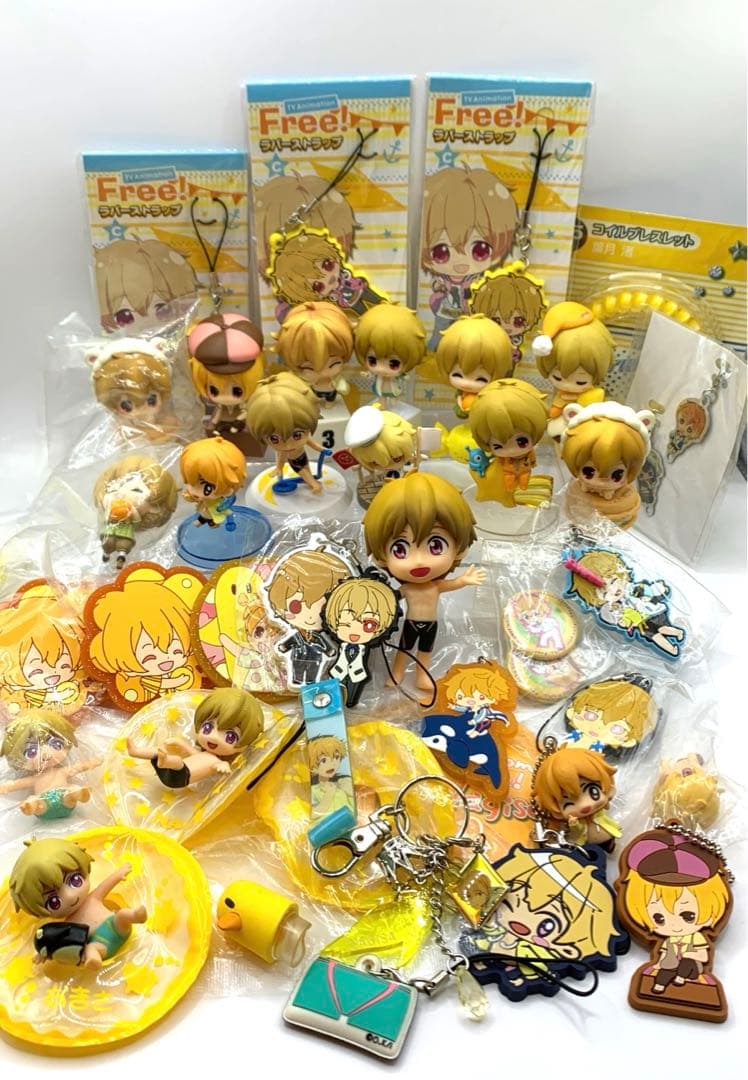 Free! 葉月渚　フィギュア・キーホルダーセット