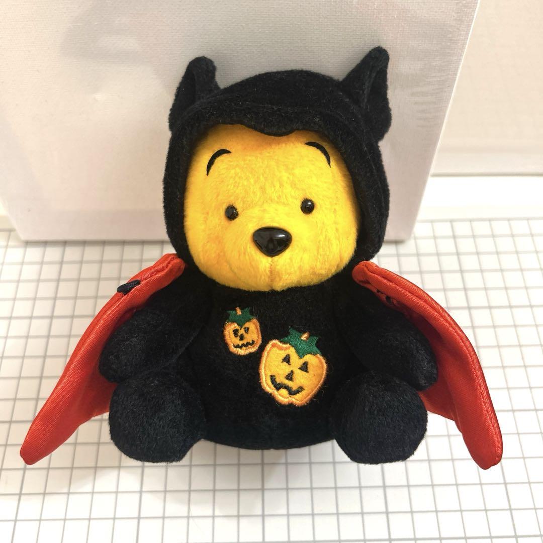 くまのプーさん　ハロウィン　コウモリ　ぬいぐるみ