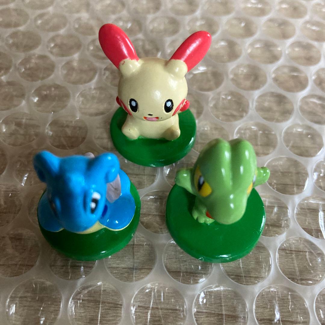 当時物　バンプレスト　ポケモンミニコット　　キモリ　ラプラス　フィギュア没有明显的损伤或污渍
