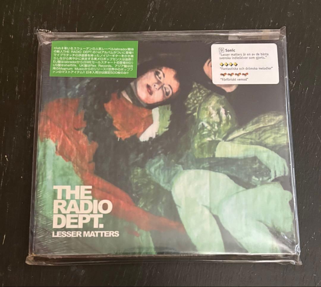 THE RADIO DEPT. LESSER MATTERS CD未使用
