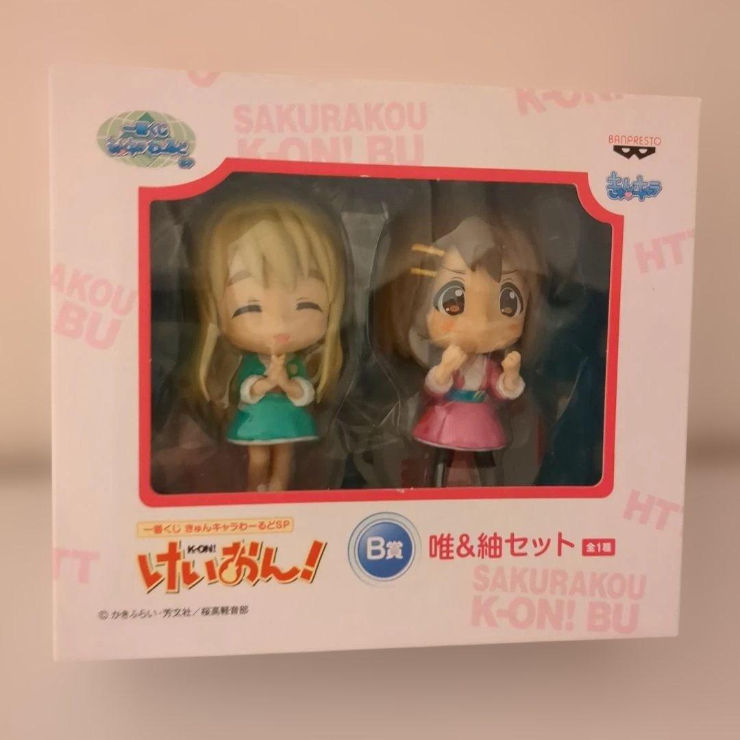 けいおん！ B賞 唯＆紬セットBANPRESTO;未使用