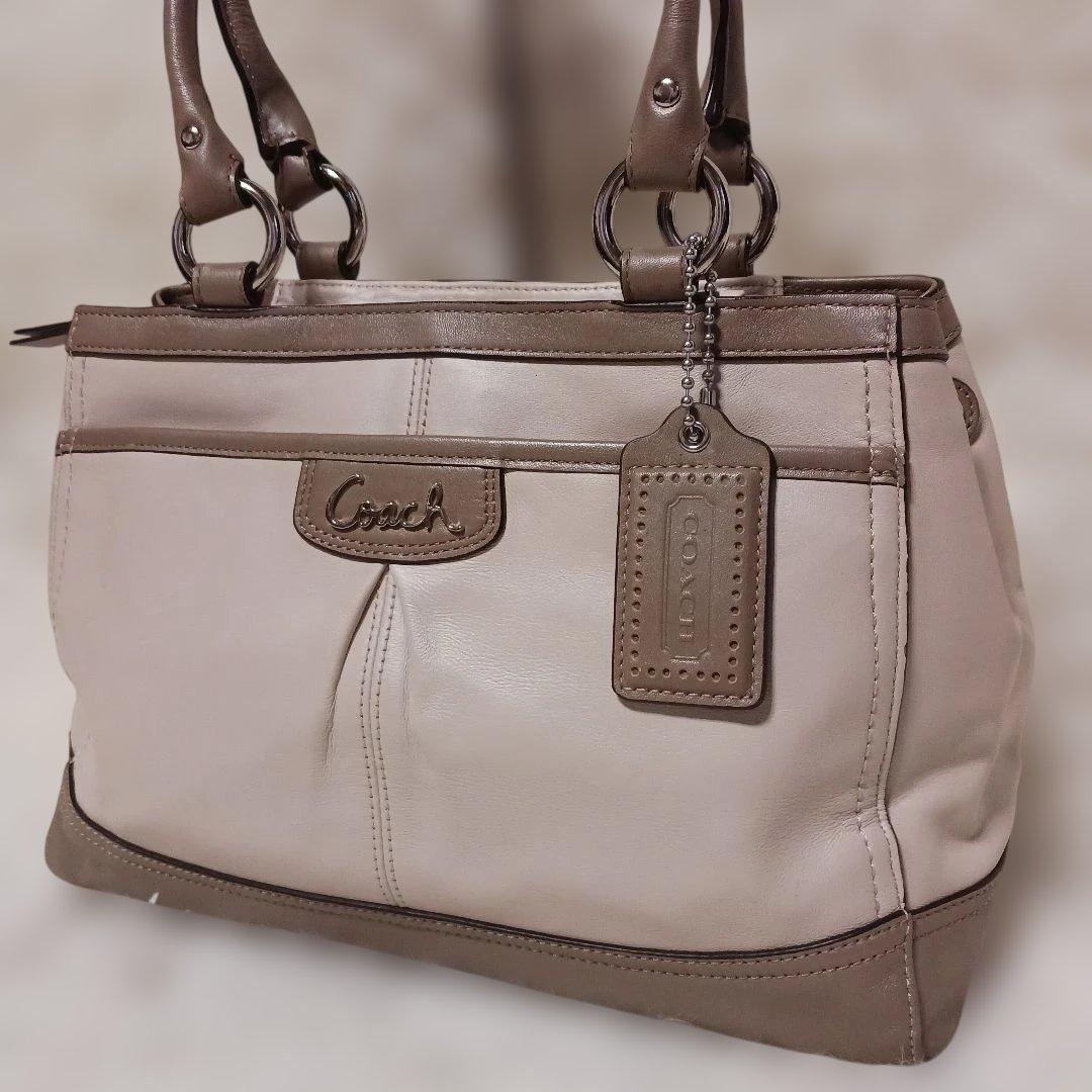 【美品】COACH コーチ レザー ハンドバッグ トートバッグ F21626