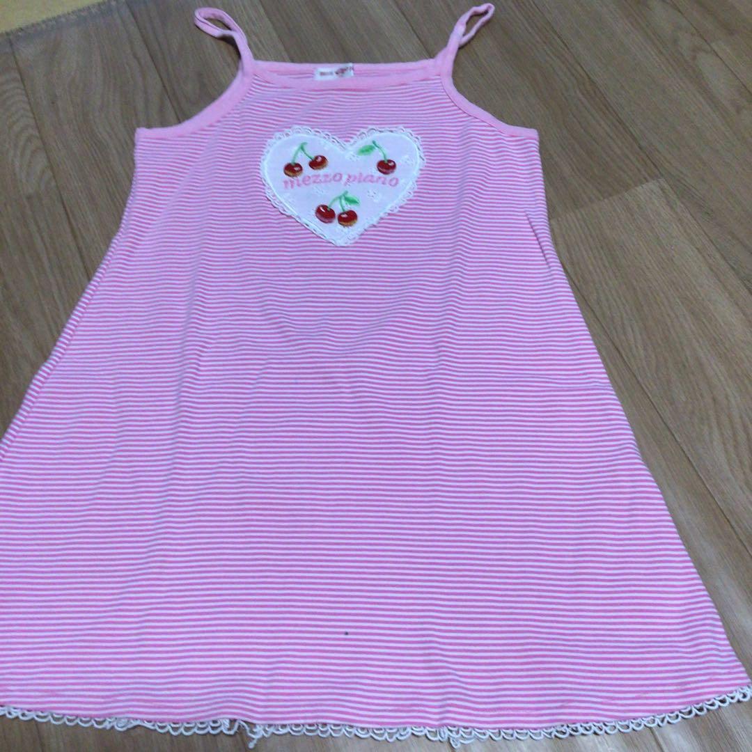 メゾピアノ　ワンピースmezzo piano;有些许损伤或污渍