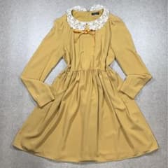 まどかマギカ earth ワンピース 襟レース リボン